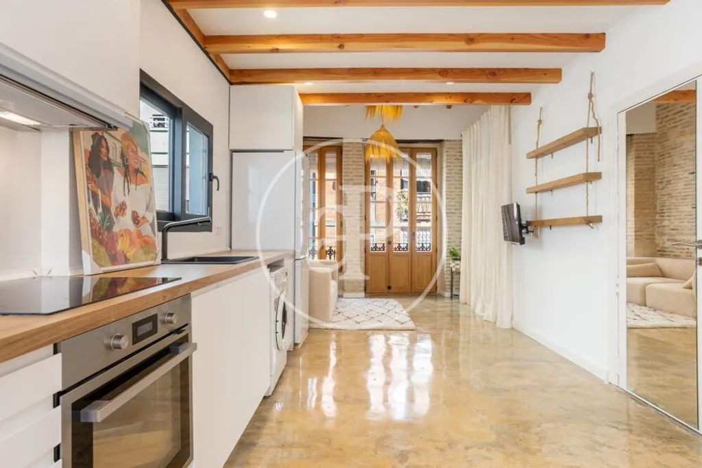 Kitchen - Duplex with Sea View in El Cabanyal-El Canyamelar