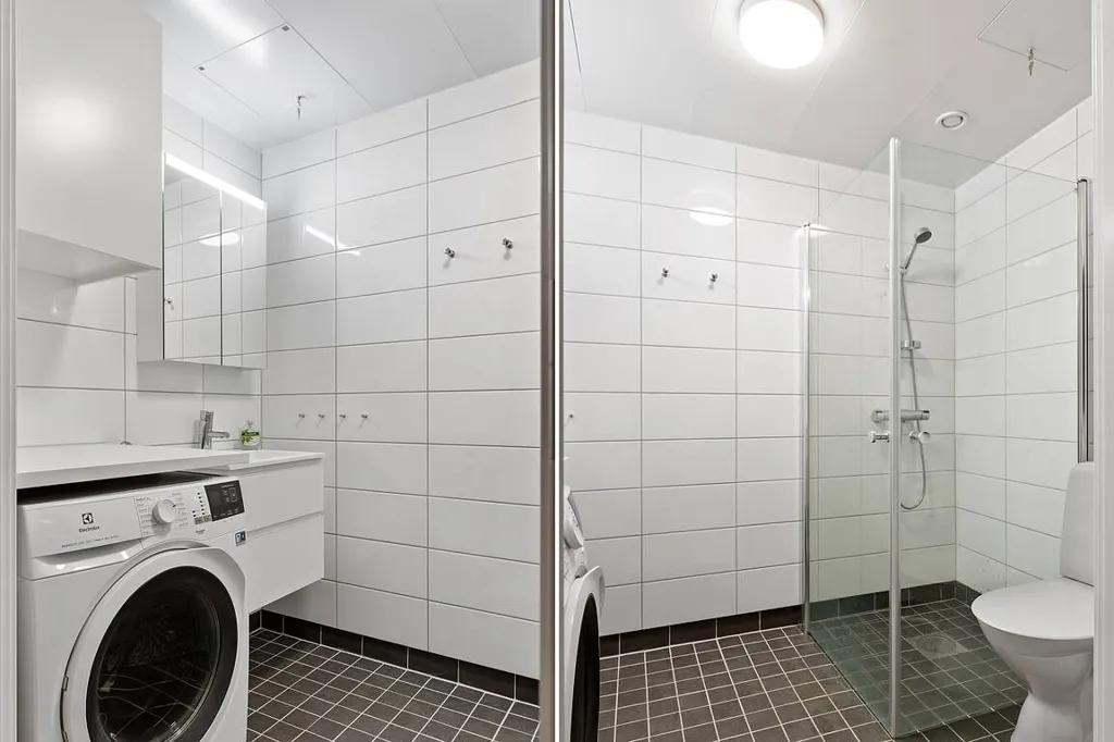 Vannitoad - Efficient Apartment with South-Facing Balcony in Södertälje