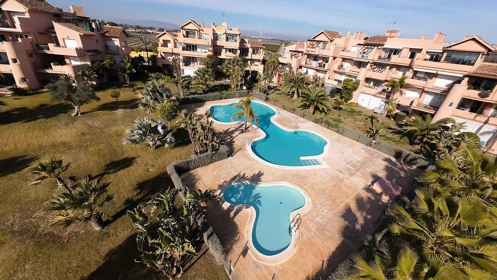 Aerial - Apartment with Pool and Golf View in Mar Menor