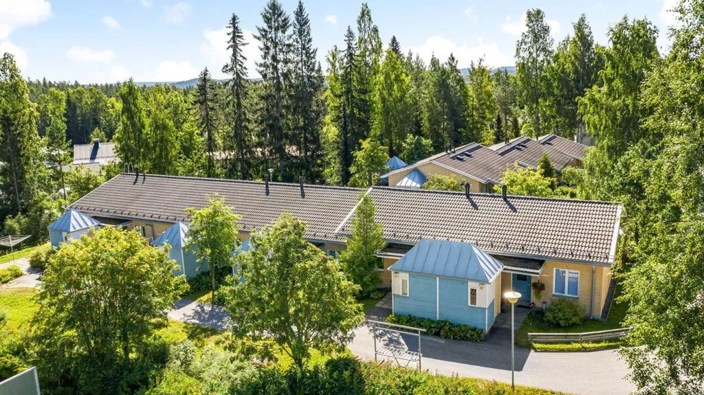Vue aérienne - Terraced House with Sauna in Jyväsjärvi