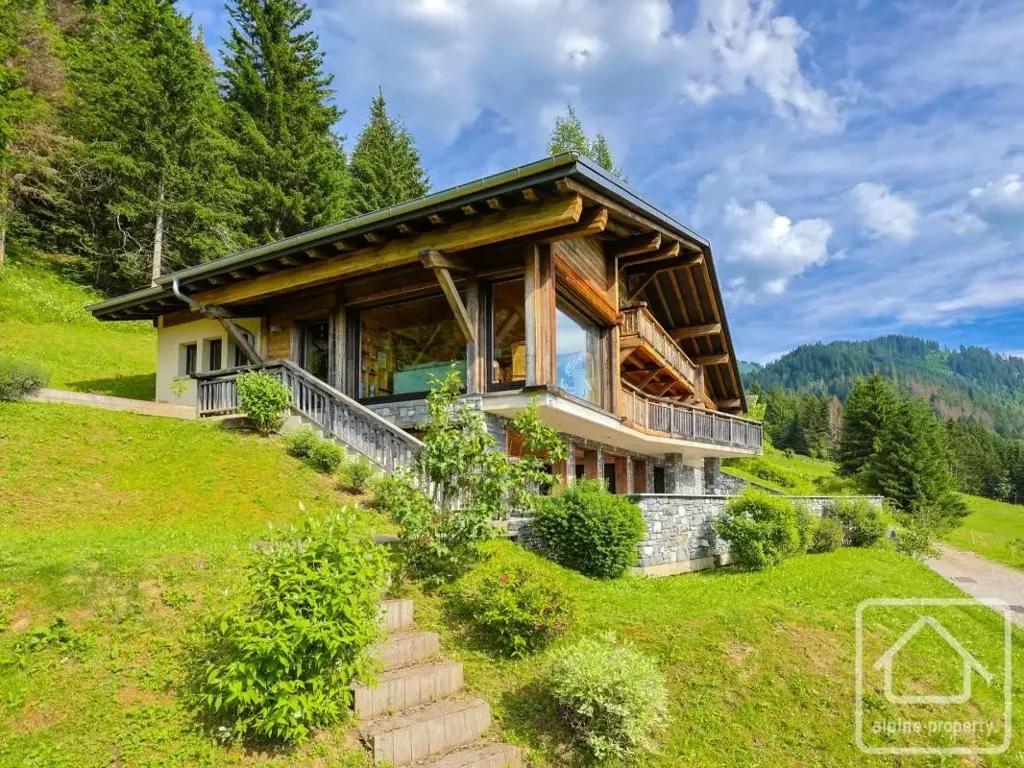 Välivaade - Luxury Chalet with Panoramic View in Châtel
