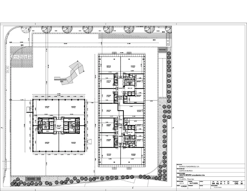Plan - Office with Open Plan in Boavista, Porto