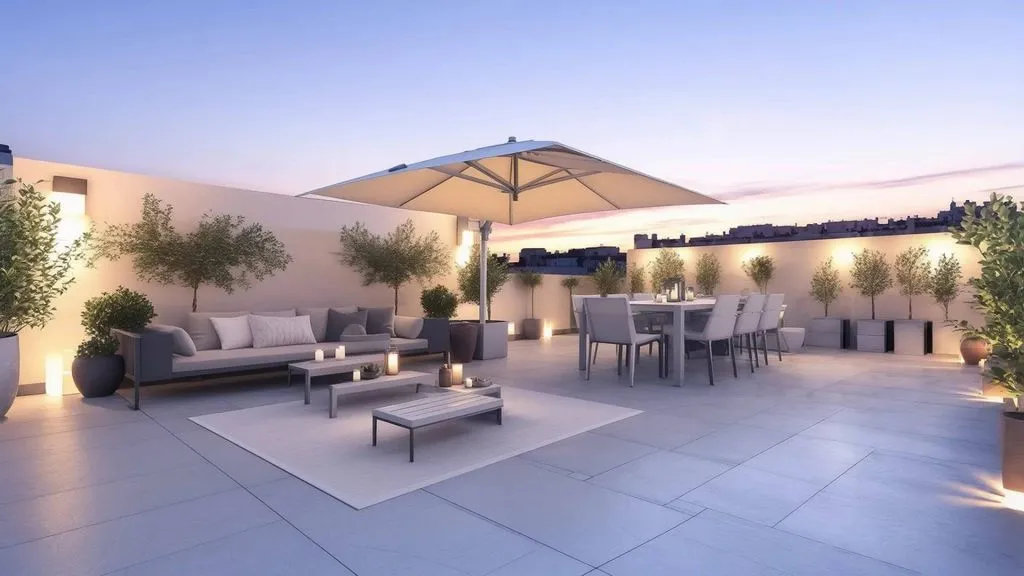 Terrasse - Appartement Luxe avec Rooftop à Châtenay-Malabry