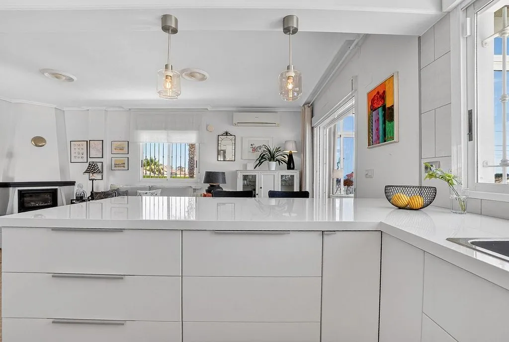 Kitchen - Chalet with Pool and Sea View in El Galán