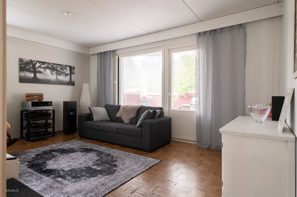 Séjour - Three-Room Flat with South-Facing Terrace in Oulu