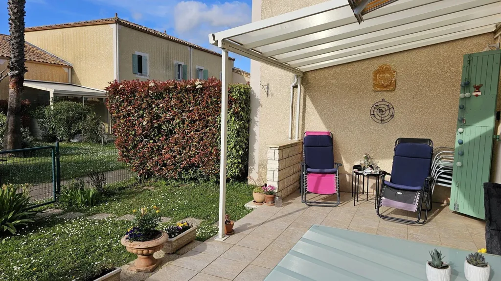 Terrasse - Pavillon en Résidence Sécurisée aux Portes de Béziers