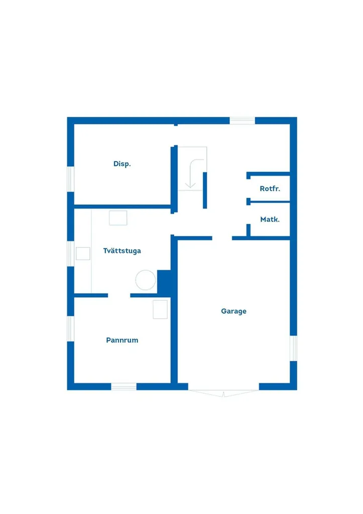 Plan - Villa with Garden and Basement in Gängletorp