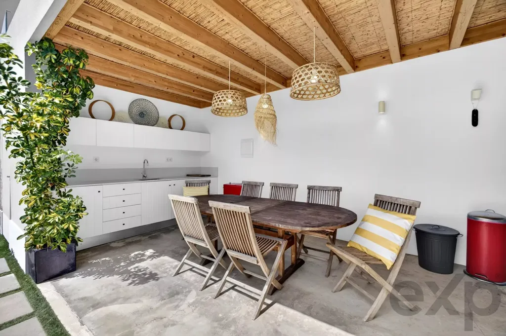 Terrasse - Single-Story Villa with Private Pool in Vale da Rosa