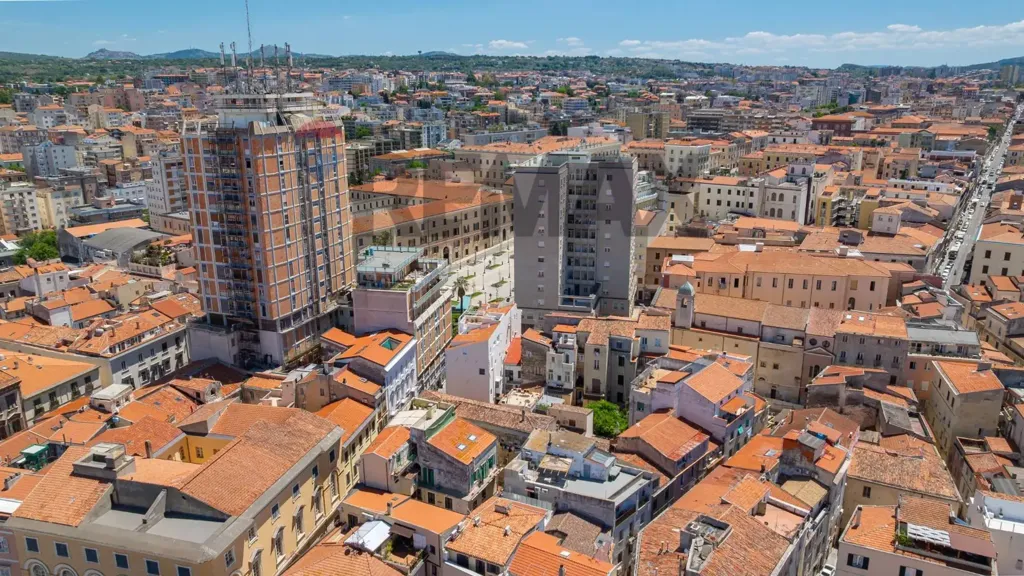 Õhuvaade - Apartment with Terrace in Sassari Centre