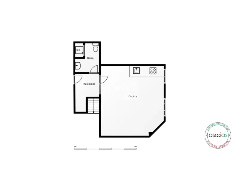 Plan - Duplex Flat with Sea View in Gijón Centre