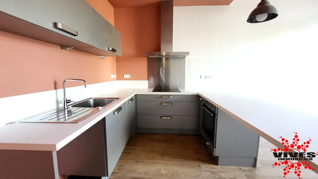 Cucina - T2 Flat with Canal View in Poilhes
