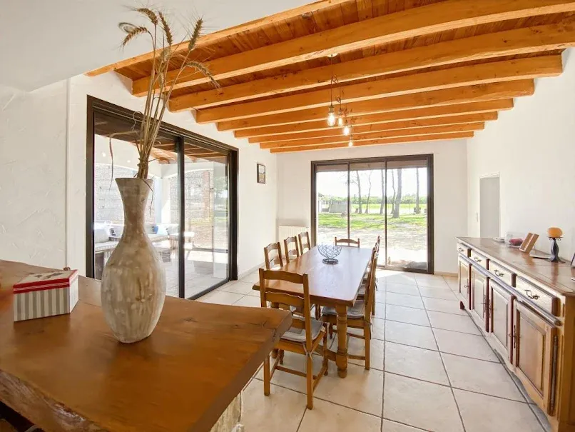 Salle à manger - Maison de Caractère avec Piscine à Nohic
