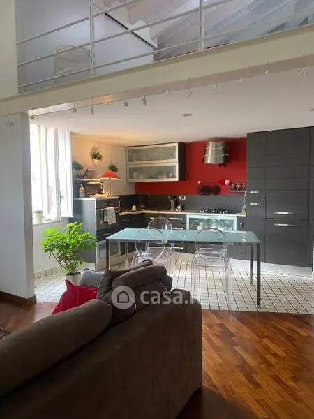 Séjour - Rustic Trilocale with Balcony in Piacenza