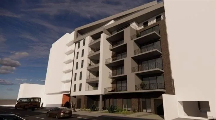 Development Plot with Permitted 19-Unit Building in Charleroi
