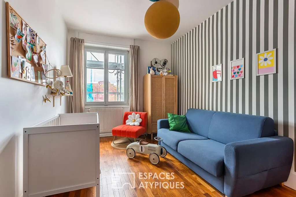 Chambres - Appartement de Caractère avec Vues sur la Saône à Lyon