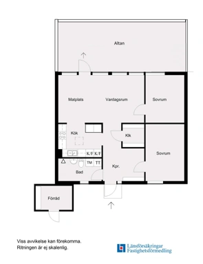 Plan - Terraced House with Large Garden in Vallmostigen