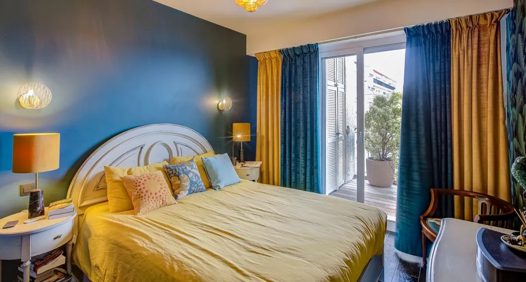 Chambres - Duplex avec Vue Panoramique sur l'Océan à Nice