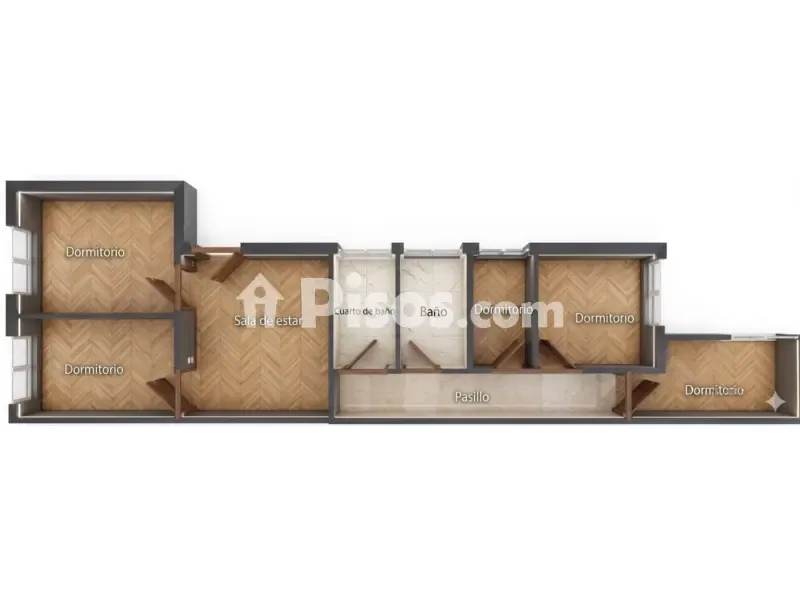 Plan - Fully Furnished Flat with Ascensor in Latina