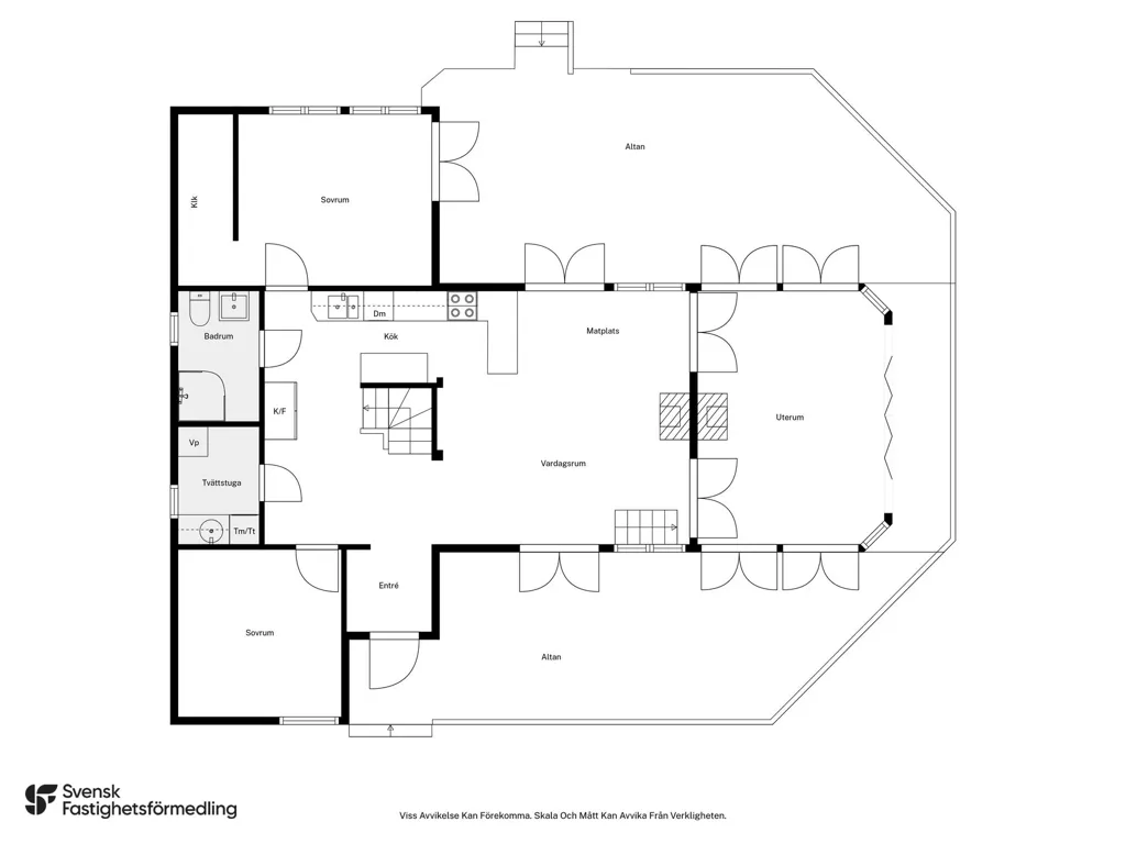 Plan - Modern House with Seafront in Tjust Archipelago