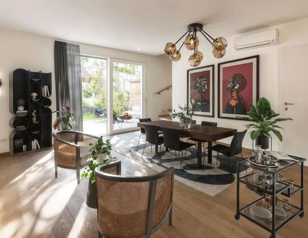 Söögituba - Townhouse with Garden in Sievering