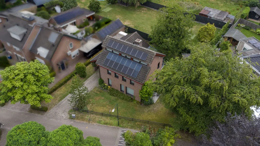 Vue aérienne - Characterful Detached House with Garden in Eerde