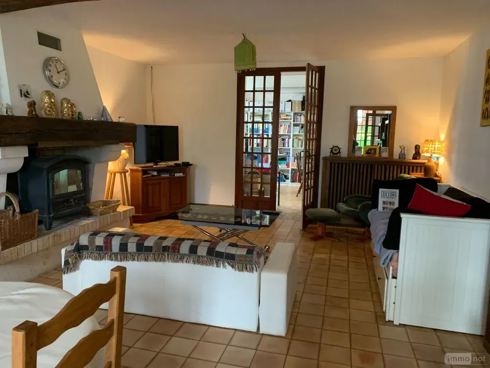 Séjour - Maison de Bourg avec Jardin à Bridoré