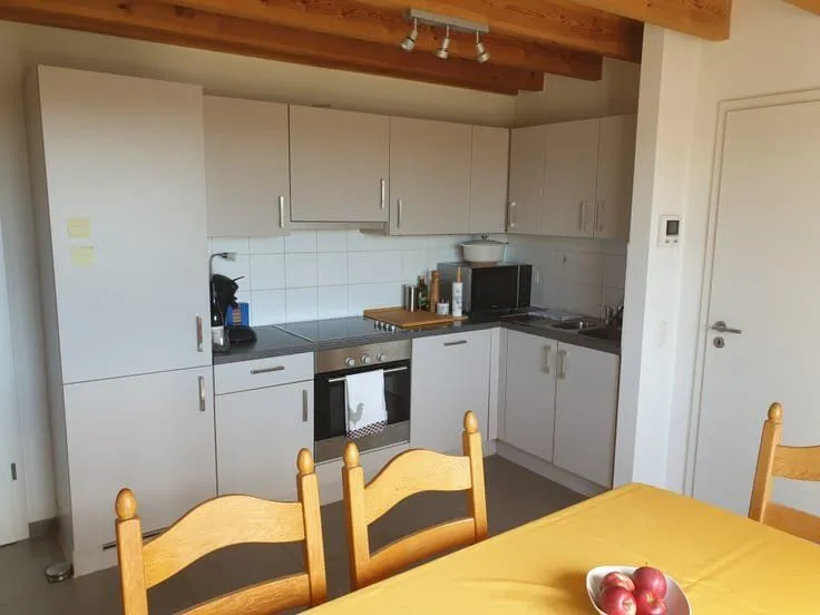 Cuisine - Appartement Duplex au Calme avec Balcon Sud à Habay-la-Neuve