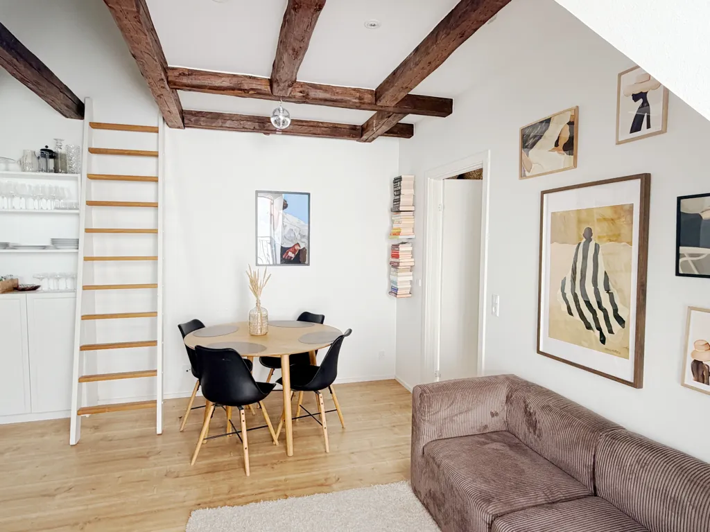 Soggiorno - 2-Bedroom Apartment in Historic Building, Aalborg
