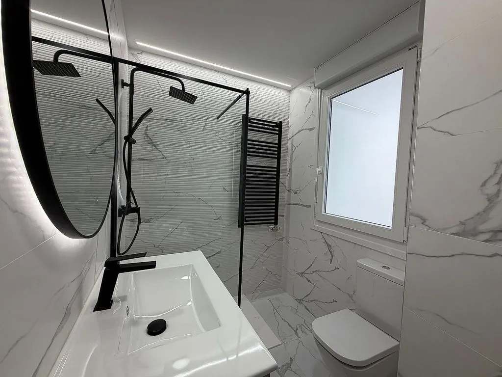 Salles de bain - Reformed Apartment with Terrace in Logroño Centre