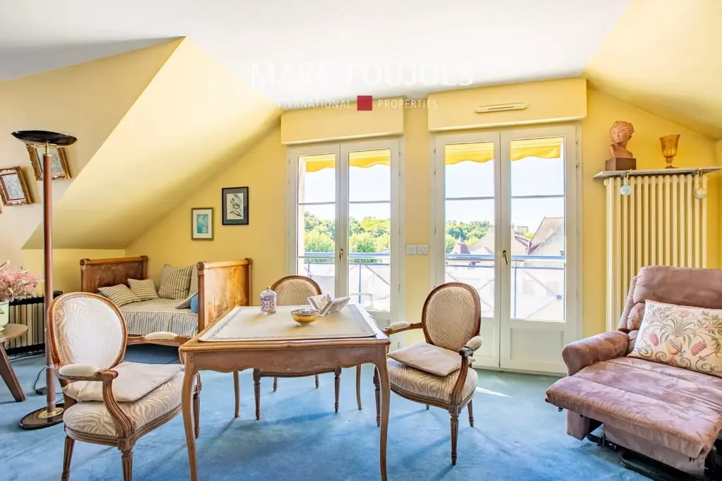 Séjour - Appartement de Luxe avec Terrasses à Chantilly