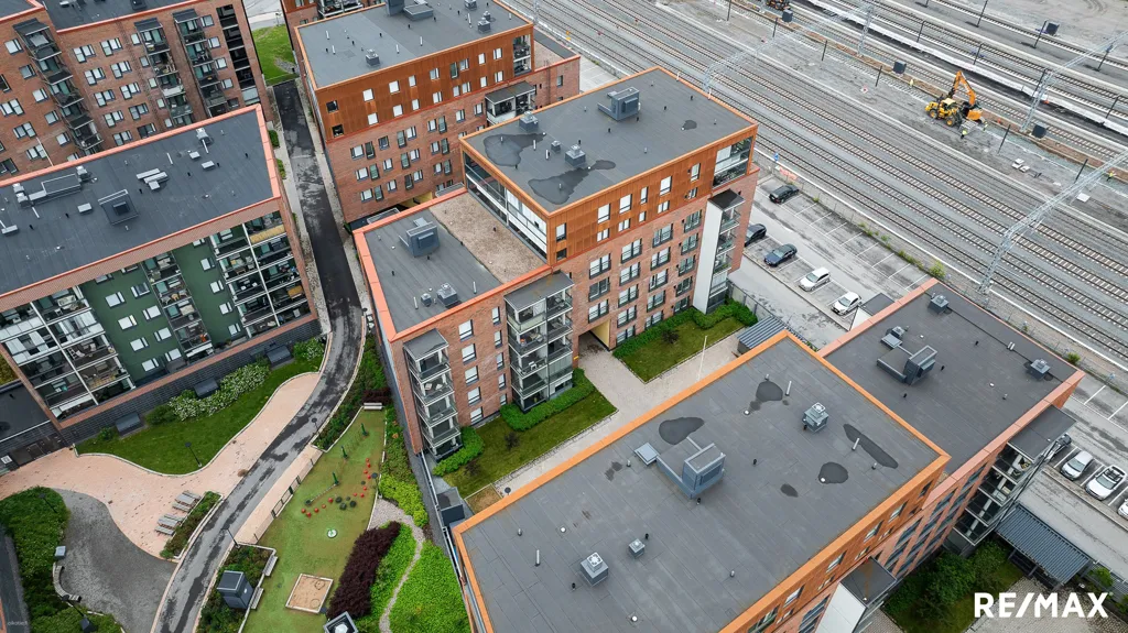 Aerial - Modern Studio with French Balcony in Logomo Area