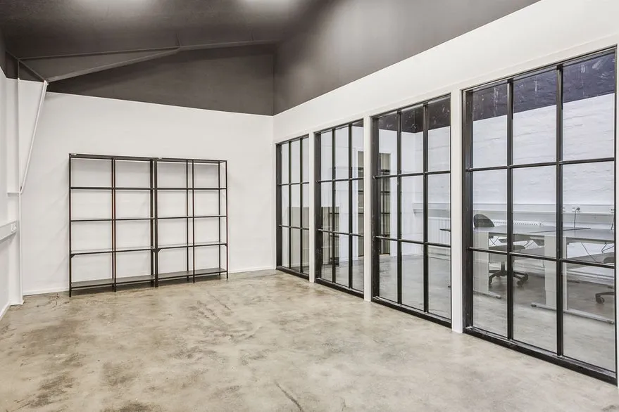 Kabinet - Open-Plan Office with Concrete Floors in Randers