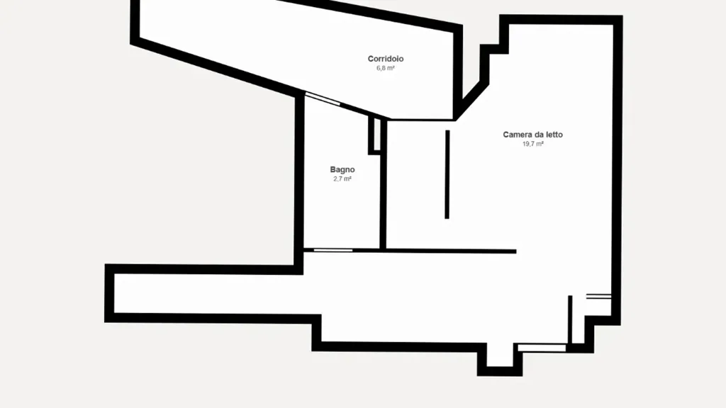 Plan - Spacious 2-Bedroom Flat in Milan