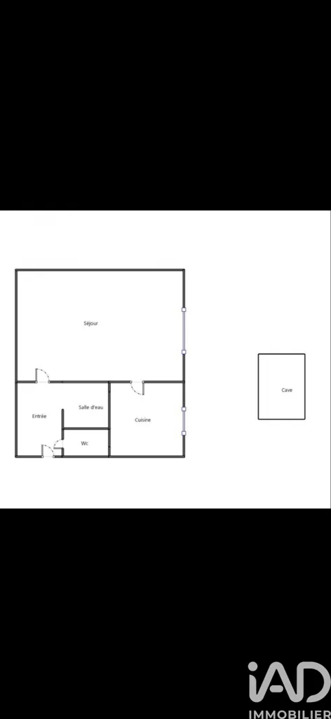 Plan - Studio Cosy au Cœur de Clichy