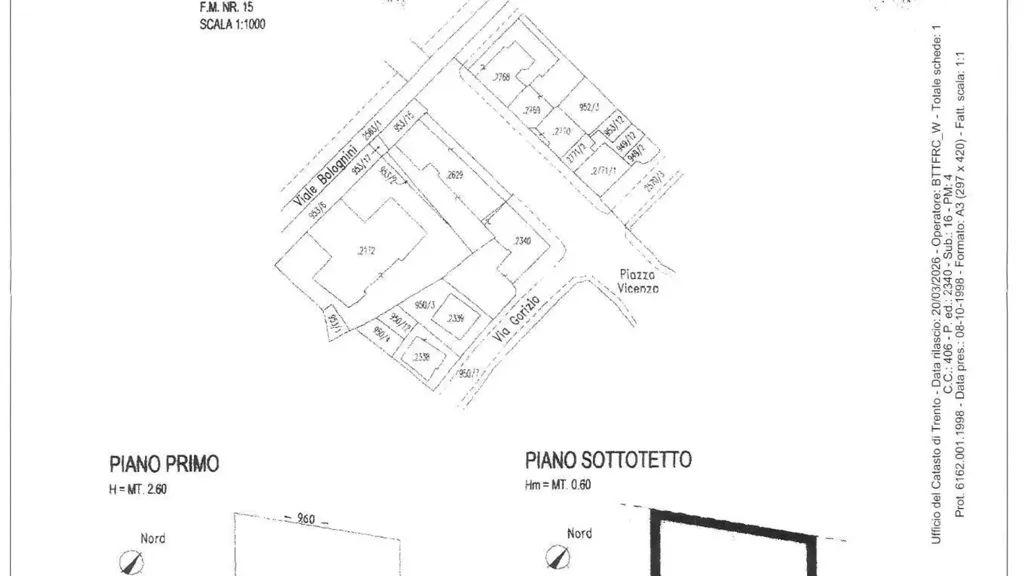 Planimetria - Office Space with Conversion Potential in Trento