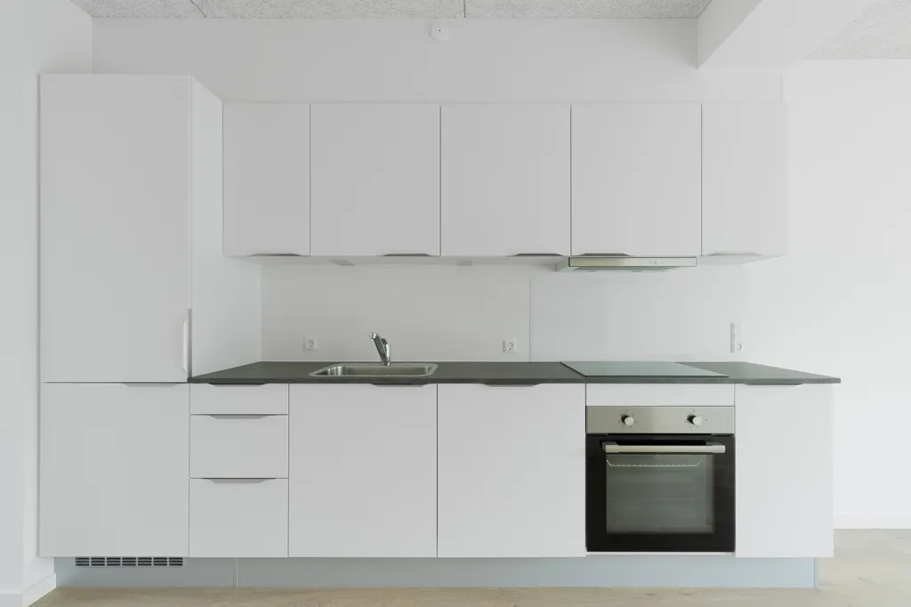 Kitchen - Eco-Friendly Apartments with Balcony in Kolding