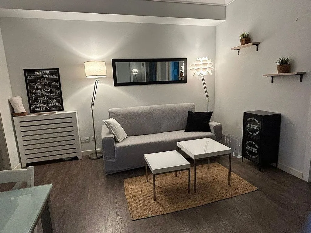 Séjour - Furnished Flat with Air Conditioning in Cuatro Caminos