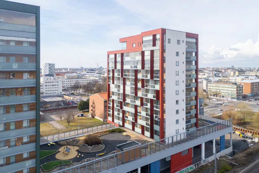 Õhuvaade - City Centre Flat with Balcony in Oulu