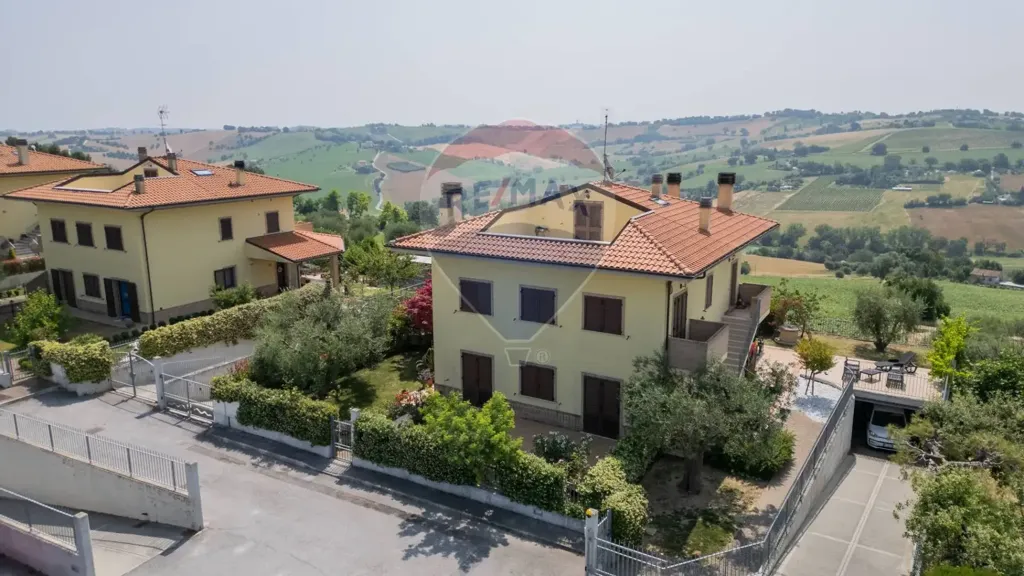 Aerial - Independent House with Private Garden in Ostra
