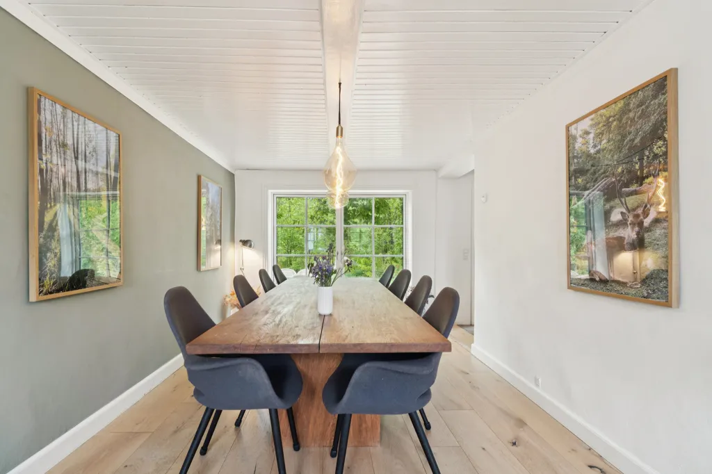 Sala da pranzo - Farmhouse with Forest View in Malling