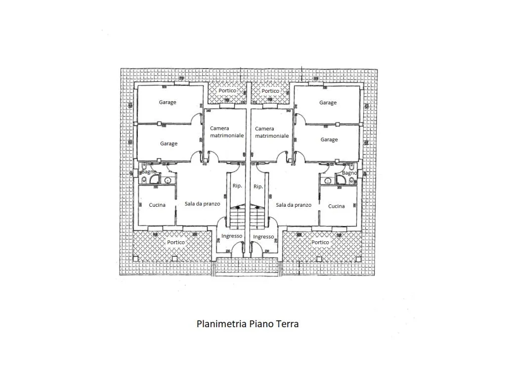 Plaan - Bifamiliar House with Garden in Cesena