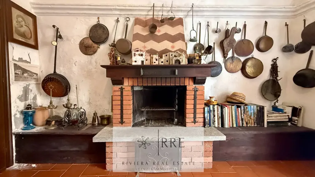 Cuisine - Semi-detached House with Sea View in Loano