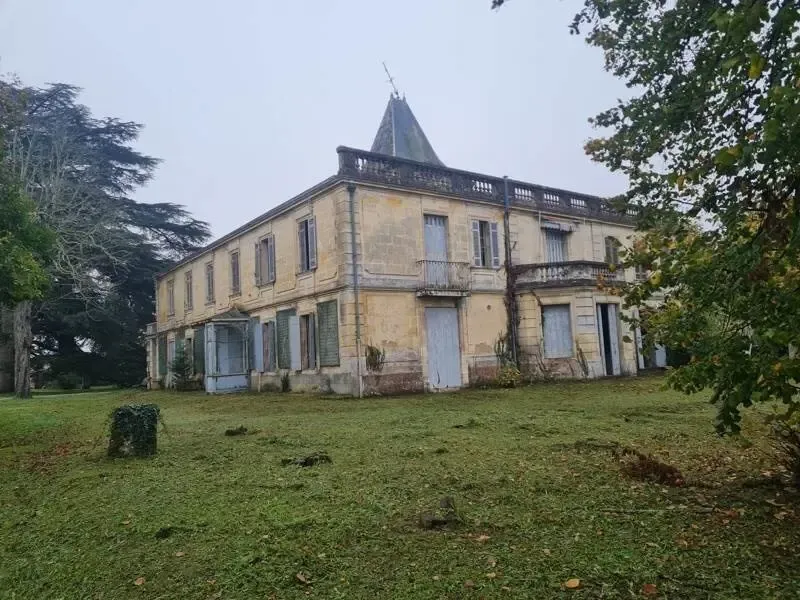 Extérieur - Château à Réaménager avec Parc à Arveyres