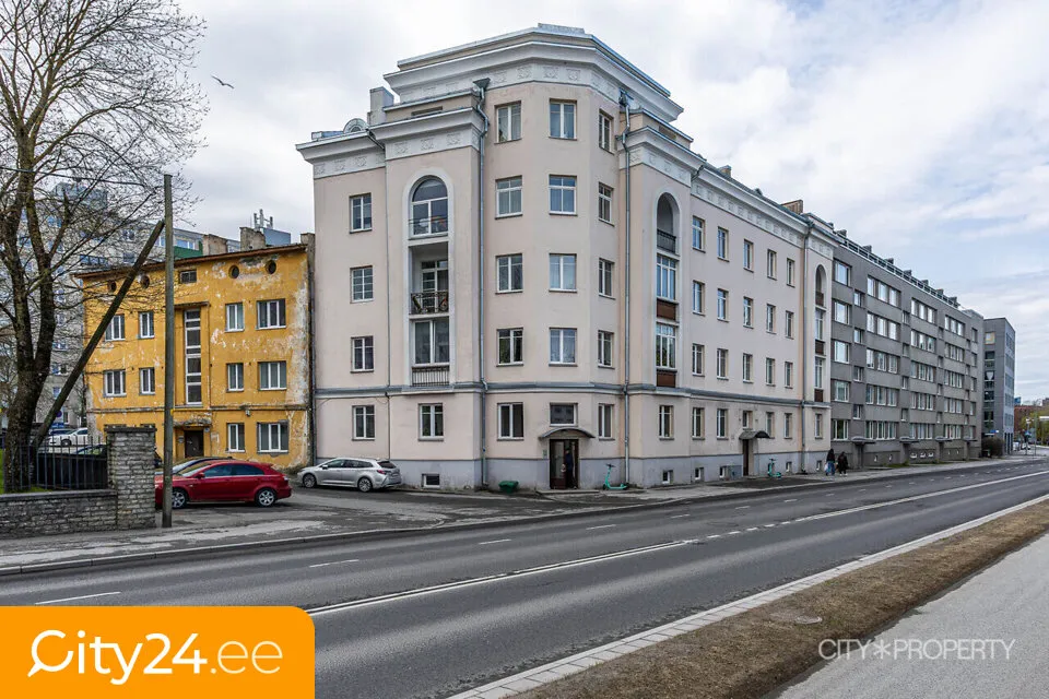 Välivaade - Character Apartment with Balcony in Tallinn City Centre