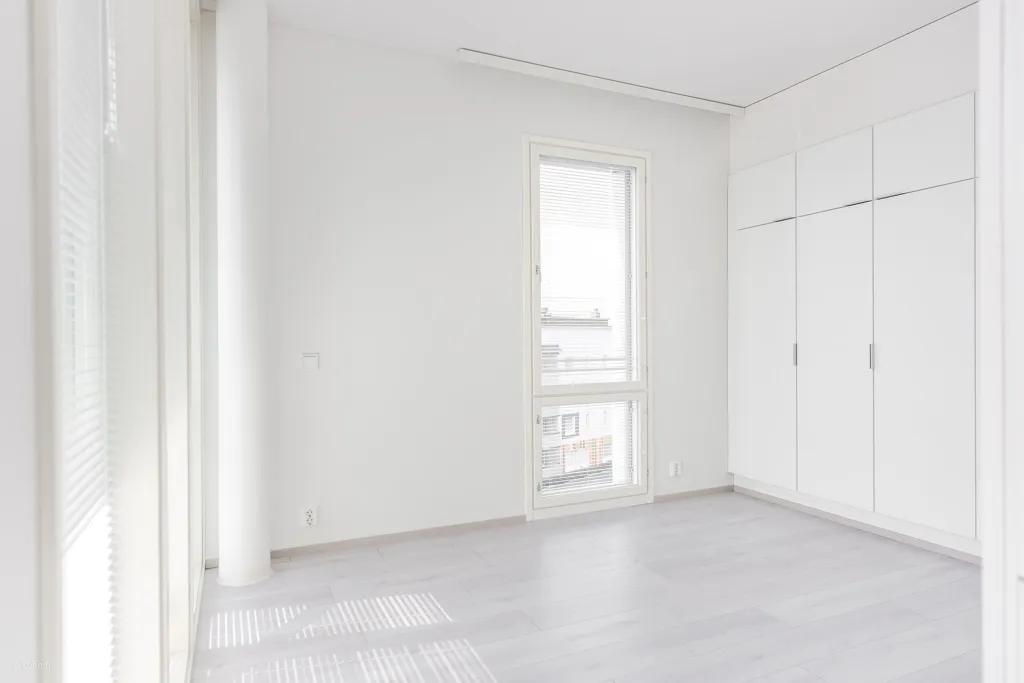 Bedrooms - Modern Apartment with Balcony in Oulu