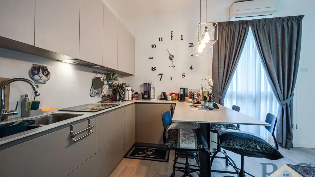 Köök - Luxury Apartment with Private Garden in Milan