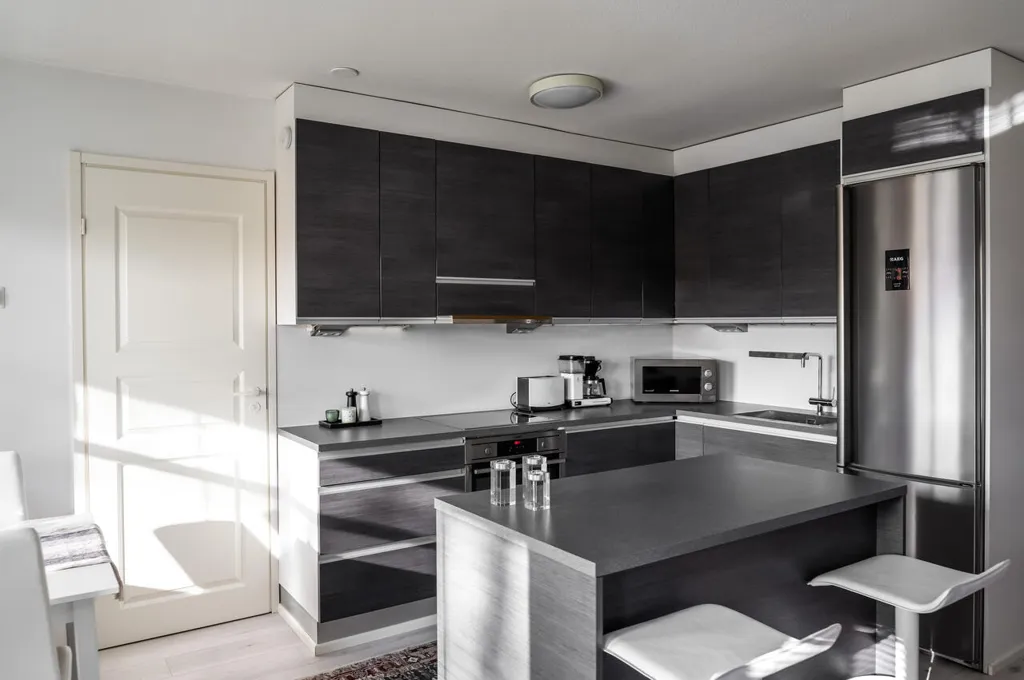 Cuisine - Modernised Loft with Balcony in Kastelli