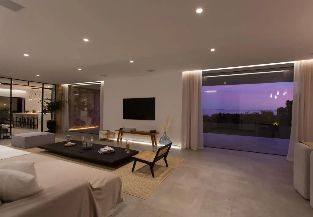 Séjour - Renovated Villa with Sea View in Es Cubells, Ibiza