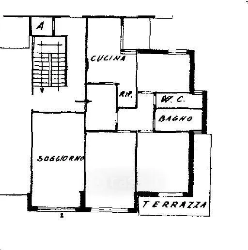 Plan - 6-Bedroom Apartment with Garden View in Florence