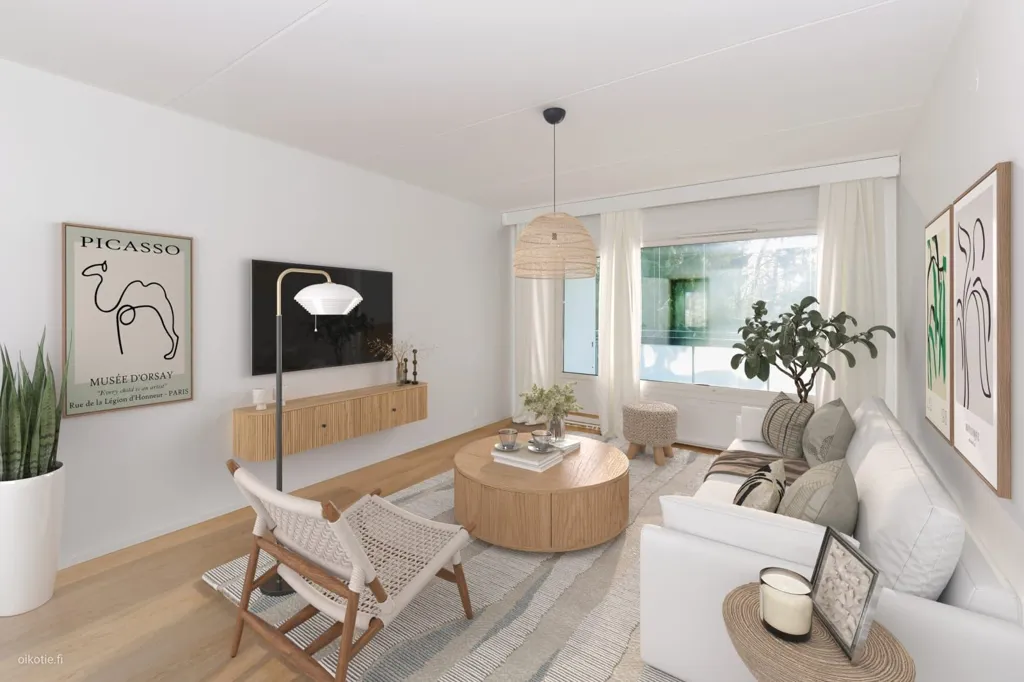 Séjour - Modern Apartment with Balcony in Kontula, Helsinki